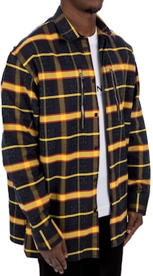 Givenchy Kemeja Kotak-Kotak Kuning Hitam Lengan Panjang Pria SS22. BM60SA141D-003 Purchase Givenchy Kemeja Kotak-Kotak Kuning Hitam Lengan Panjang Pria SS22. BM60SA141D-003