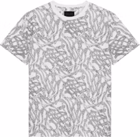 Order Givenchy SS23 黑色圓領圖案印花T恤 BM716N3YEW-001