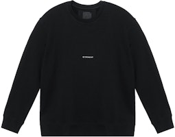 GIVENCHY SS23 Black Crewneck Pullover Sweatshirt with Logo Print. BMJ0HA3Y9Z-001 GIVENCHY SS23 Black Crewneck Pullover Sweatshirt with Logo Print. BMJ0HA3Y9Z-001
