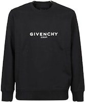 GIVENCHY SS23 Black Crewneck Sweatshirt with Logo Letter Print. BMJ0HA3Y8N-001 GIVENCHY SS23 Black Crewneck Sweatshirt with Logo Letter Print. BMJ0HA3Y8N-001