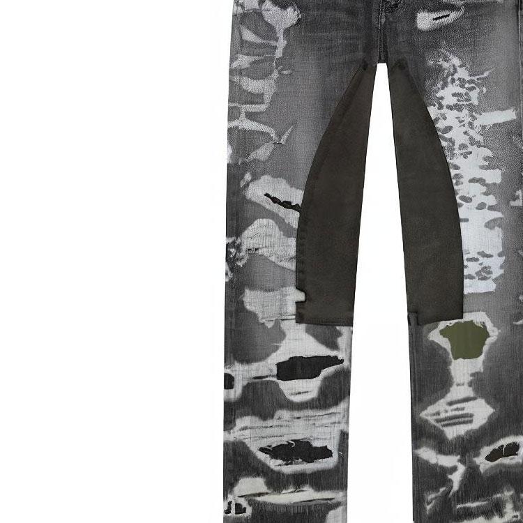 Sizing ジバンシィ SS23 ブラック ディストレスト カジュアルジーンズ BM50VH5Y1B-001