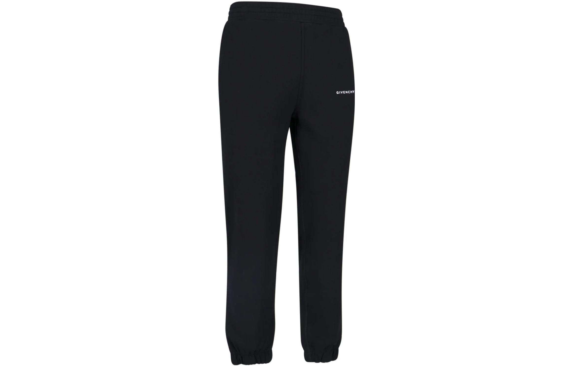 Shop Givenchy SS23 Pantalones Jogger Negros con Logo Imprimido en Color Sólido. BM514M3Y9Z-001