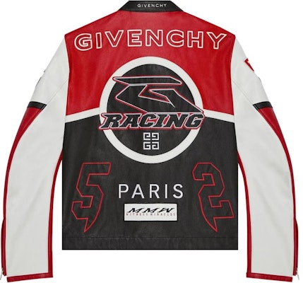 紀梵希SS23黑色皮革外套對比拉鍊立領設計 BM010961D3-960 Lookbook 紀梵希SS23黑色皮革外套對比拉鍊立領設計 BM010961D3-960