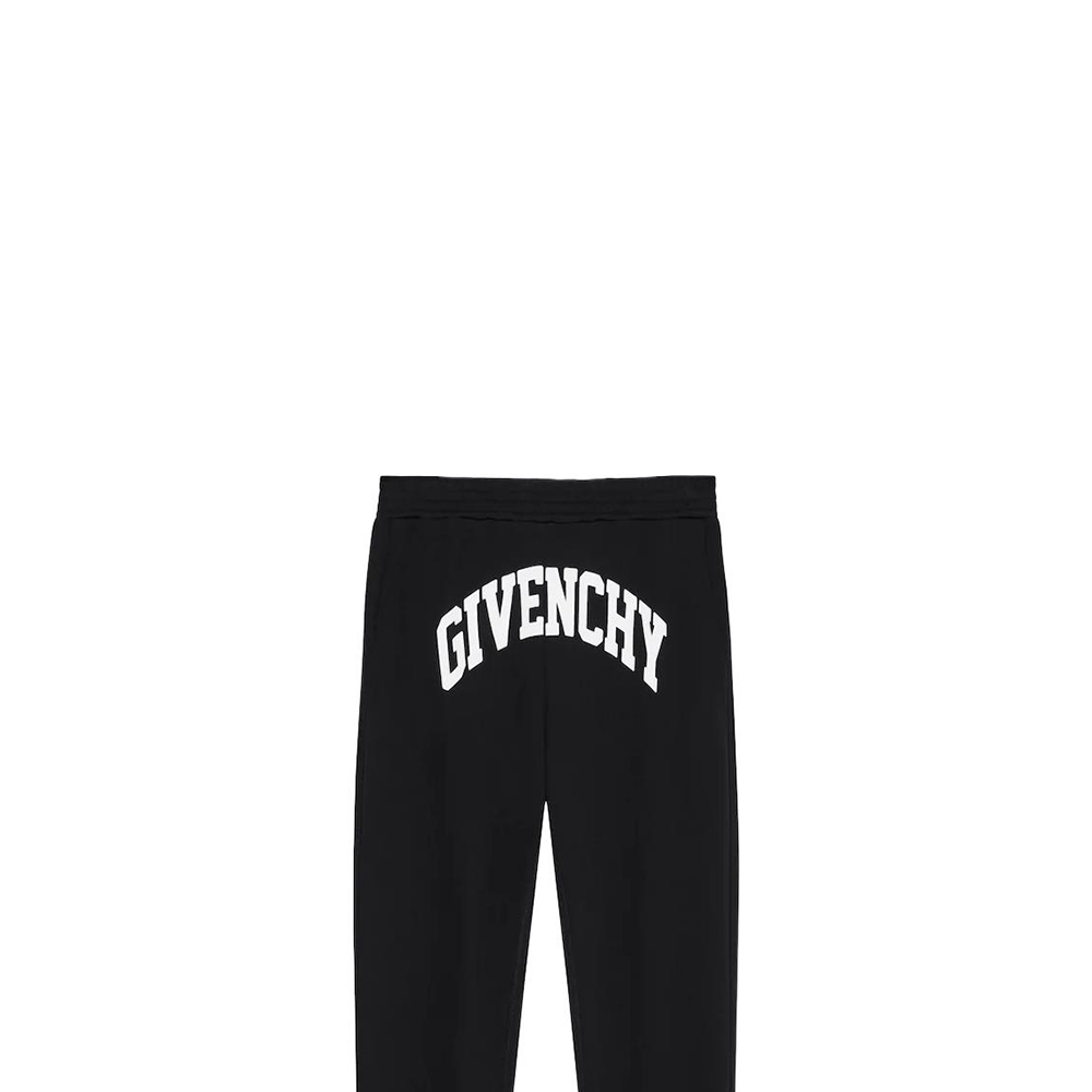 Details for GIVENCHY SS23 Celana Jogger Knit Hitam dengan Print Huruf. BM514M3YAA-001