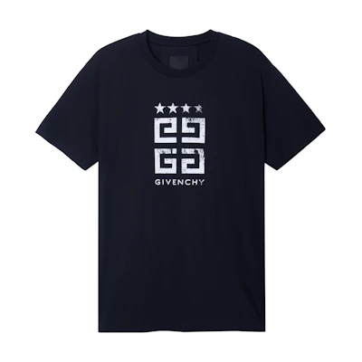 Givenchy SS23 Black Logo Graphic Crewneck T-Shirt BM716R3YEL-001