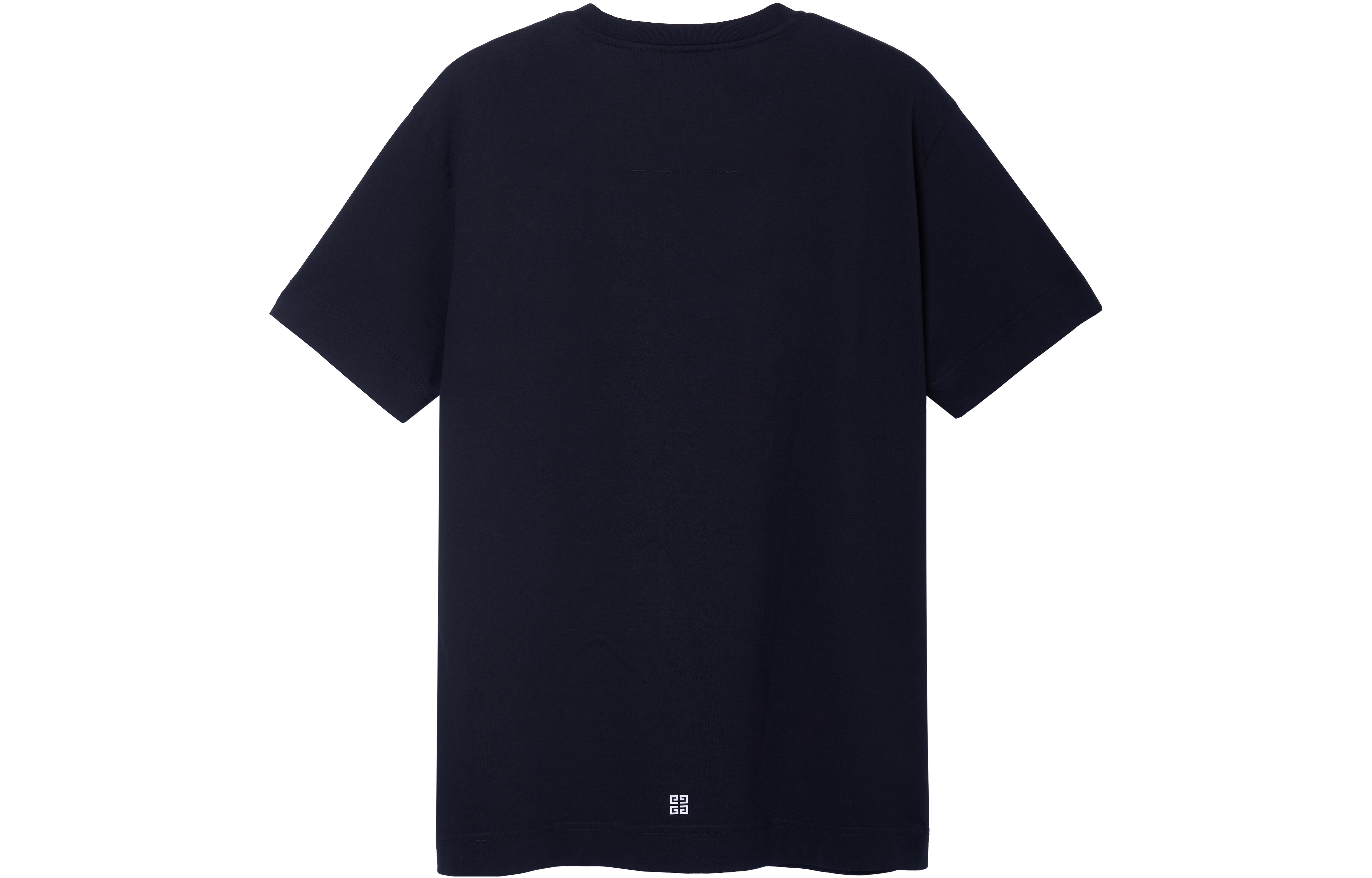 Lookbook Givenchy SS23 Baju Crewneck Logo Grafik Hitam. BM716R3YEL-001