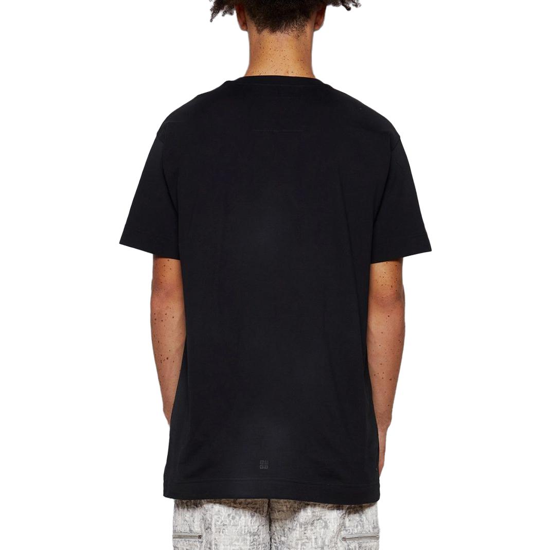 Purchase GIVENCHY SS23  Black Logo Print Casual T-Shirt. BM716N3YC5-004