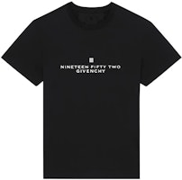 GIVENCHY SS23 Black Logo Print Crewneck Short-Sleeve Tee BM716G3YA8-001 GIVENCHY SS23 Black Logo Print Crewneck Short-Sleeve Tee BM716G3YA8-001