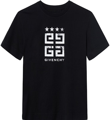 ジバンシィ SS23 ブラック ロゴプリント クルーネック Tシャツ BM716G3YEL-001 Order ジバンシィ SS23 ブラック ロゴプリント クルーネック Tシャツ BM716G3YEL-001