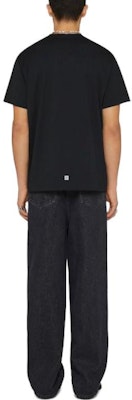 ジバンシィ SS23 ブラック ロゴプリント クルーネック Tシャツ BM716G3YEL-001 Purchase ジバンシィ SS23 ブラック ロゴプリント クルーネック Tシャツ BM716G3YEL-001