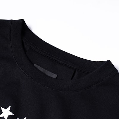 ジバンシィ SS23 ブラック ロゴプリント クルーネック Tシャツ BM716G3YEL-001 Sizing ジバンシィ SS23 ブラック ロゴプリント クルーネック Tシャツ BM716G3YEL-001