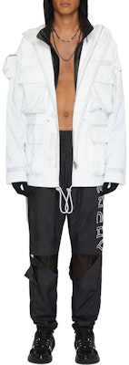 Givenchy SS23 Seluar Jogger Hitam Logo Cetakan Longgar. BM518M14DG-001 Lookbook Givenchy SS23 Seluar Jogger Hitam Logo Cetakan Longgar. BM518M14DG-001