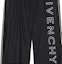 Sizing Givenchy SS23 Seluar Jogger Hitam Logo Cetakan Longgar. BM518M14DG-001