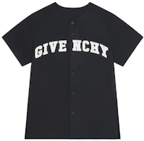 Order Givenchy SS23 Black Logo Print Short Sleeve Shirt. BM60WV3YCS001