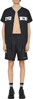 Lookbook Givenchy SS23 Black Logo Print Short Sleeve Shirt. BM60WV3YCS001