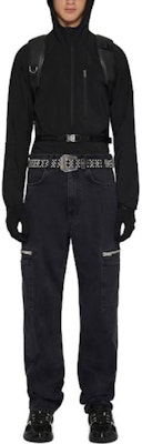 ジバンシィ SS23 ブラック プルオーバー フーディ ジャケット BM012G1YCN-001 Lookbook ジバンシィ SS23 ブラック プルオーバー フーディ ジャケット BM012G1YCN-001