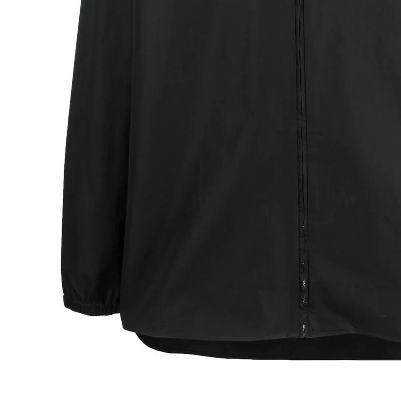 Cheap GIVENCHY SS23 Kemeja Lengan Panjang Hitam dengan Resleting dan Cetak Logo. BM60TL1YC8-001