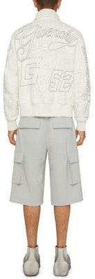 ジバンシィ SS23 カジュアル ストレートショーツ ライトグレー サイドポケット付き BM516B13PY-057 Shop ジバンシィ SS23 カジュアル ストレートショーツ ライトグレー サイドポケット付き BM516B13PY-057