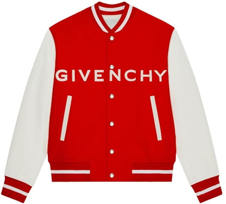 GIVENCHY SS23 Colorblock Logo Print Long-Sleeve Baseball Jacket BM011S6Y16-112 Order GIVENCHY SS23 Colorblock Logo Print Long-Sleeve Baseball Jacket BM011S6Y16-112