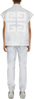 Shop GIVENCHY SS23 灰色直筒牛仔褲附品牌印花。 BM50UY5Y50100
