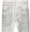 Details for GIVENCHY SS23 Jeans Abu-Abu Straight-Leg dengan Logo Print. BM50UY5Y50100