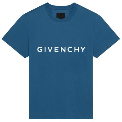 GIVENCHY SS23 Logo Print Navy Blue Short Sleeve T-Shirt. BM716G3YAC-404 Buy GIVENCHY SS23 Logo Print Navy Blue Short Sleeve T-Shirt. BM716G3YAC-404
