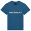 Buy GIVENCHY SS23 Logo Print Navy Blue Short Sleeve T-Shirt. BM716G3YAC-404