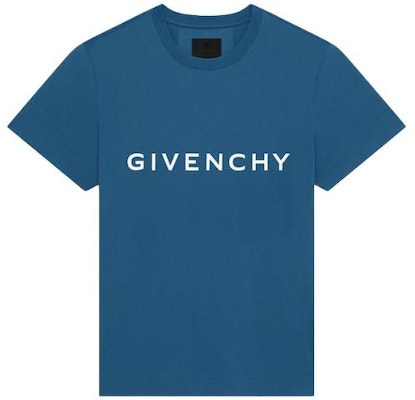 GIVENCHY SS23 Logo Print Navy Blue Short Sleeve T-Shirt. BM716G3YAC-404 Order GIVENCHY SS23 Logo Print Navy Blue Short Sleeve T-Shirt. BM716G3YAC-404