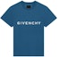 Order GIVENCHY SS23 Logo Print Navy Blue Short Sleeve T-Shirt. BM716G3YAC-404
