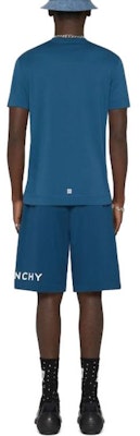 GIVENCHY SS23 Logo Print Navy Blue Short Sleeve T-Shirt. BM716G3YAC-404 Shop GIVENCHY SS23 Logo Print Navy Blue Short Sleeve T-Shirt. BM716G3YAC-404