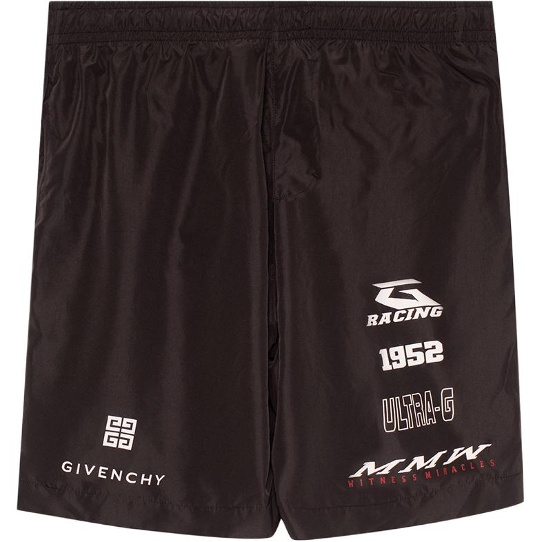 Givenchy SS23  Logo Print Swim Shorts Black BMA00Y1YCB-004