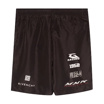 Givenchy SS23 Logo Print Swim Shorts Black BMA00Y1YCB-004