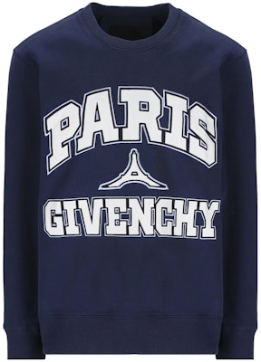 GIVENCHY SS23 海軍藍字母印花套頭衫 BMJ0HA3YET-499 Order GIVENCHY SS23 海軍藍字母印花套頭衫 BMJ0HA3YET-499