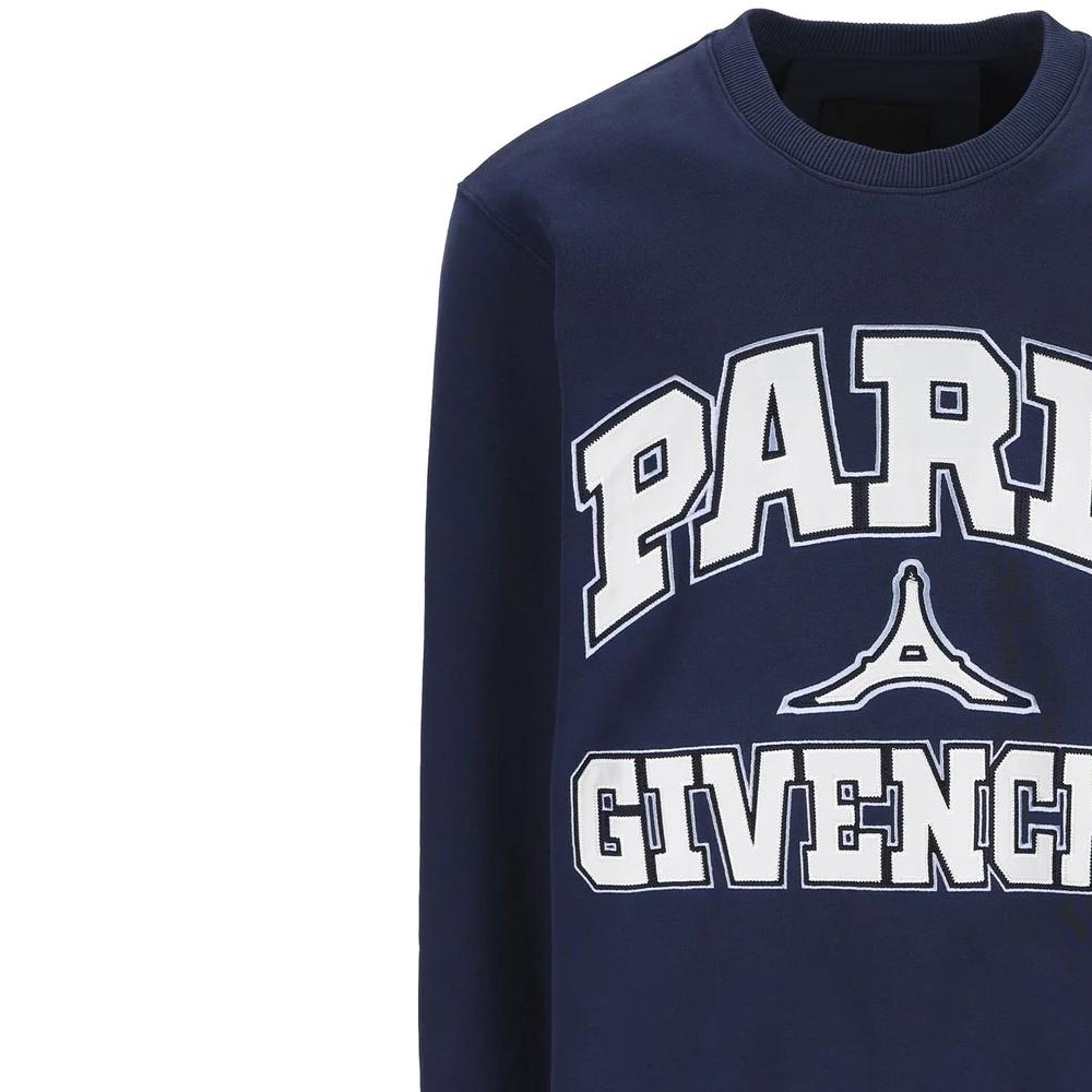 Sizing GIVENCHY SS23 海軍藍字母印花套頭衫 BMJ0HA3YET-499