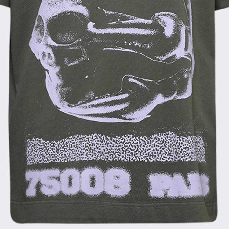 Sizing ジバンシィ SS23 オーバーサイズ レタープリント グレー Tシャツ. BM71JT3YGF325