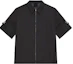 Order GIVENCHY SS23 Baju Hitam Oversized Berzip Lengan Pendek. BM60WS13YT-001