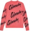 Order GIVENCHY SS23 Pink Alphabet Print Crewneck Long Sleeve Sweater. BM90M24YDH-692