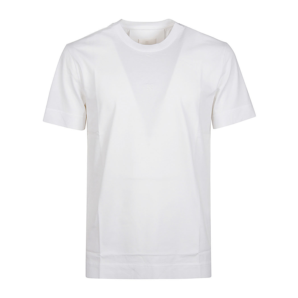 Buy Givenchy SS23  Plain White Crew Neck Pullover Straight T-Shirt BM716G3YCC-100