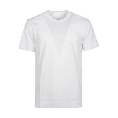 Givenchy SS23 Plain White Crew Neck Pullover Straight T-Shirt BM716G3YCC-100