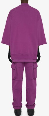 Givenchy SS23 紫色刺繡Logo寬鬆層次感衛衣 BMJ0JW3Y9U-547 Shop Givenchy SS23 紫色刺繡Logo寬鬆層次感衛衣 BMJ0JW3Y9U-547