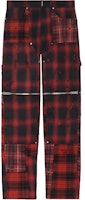 Givenchy SS23 Red High-Waisted Checkered Straight-Leg Trousers BM51BJ5Y7G-009 Givenchy SS23 Red High-Waisted Checkered Straight-Leg Trousers BM51BJ5Y7G-009