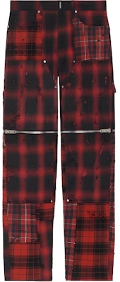 Givenchy SS23 Seluar Lurus Pinggang Tinggi Merah Corak Petak BM51BJ5Y7G-009 Buy Givenchy SS23 Seluar Lurus Pinggang Tinggi Merah Corak Petak BM51BJ5Y7G-009