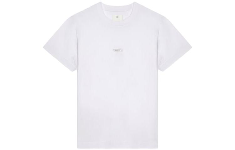 Givenchy SS23  Solid Color Crewneck Pullover T-Shirt White BM716R3YCN-100 圖 2