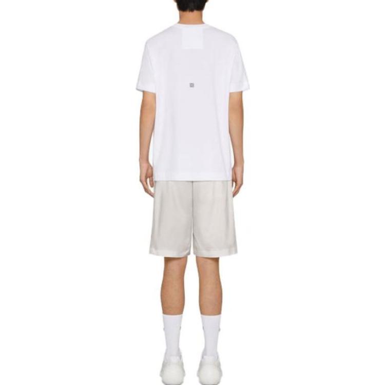 Givenchy SS23  Solid Color Crewneck Pullover T-Shirt White BM716R3YCN-100 圖 4