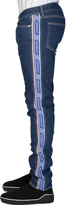 Givenchy SS23 Solid Striped Slim Fit Jeans Blue BM506E5056-401 Purchase Givenchy SS23 Solid Striped Slim Fit Jeans Blue BM506E5056-401