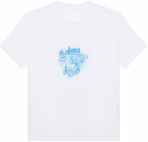 Givenchy SS23 Tie-Dye Effect Short Sleeve T-Shirt White BM716G3YFE-100 Givenchy SS23 Tie-Dye Effect Short Sleeve T-Shirt White BM716G3YFE-100