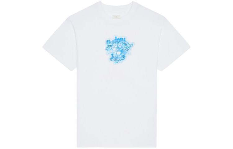 Order Givenchy SS23  Tie-Dye Effect Short Sleeve T-Shirt White BM716G3YFE-100