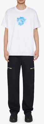 Givenchy SS23 Tie-Dye Effect Short Sleeve T-Shirt White BM716G3YFE-100 Lookbook Givenchy SS23 Tie-Dye Effect Short Sleeve T-Shirt White BM716G3YFE-100