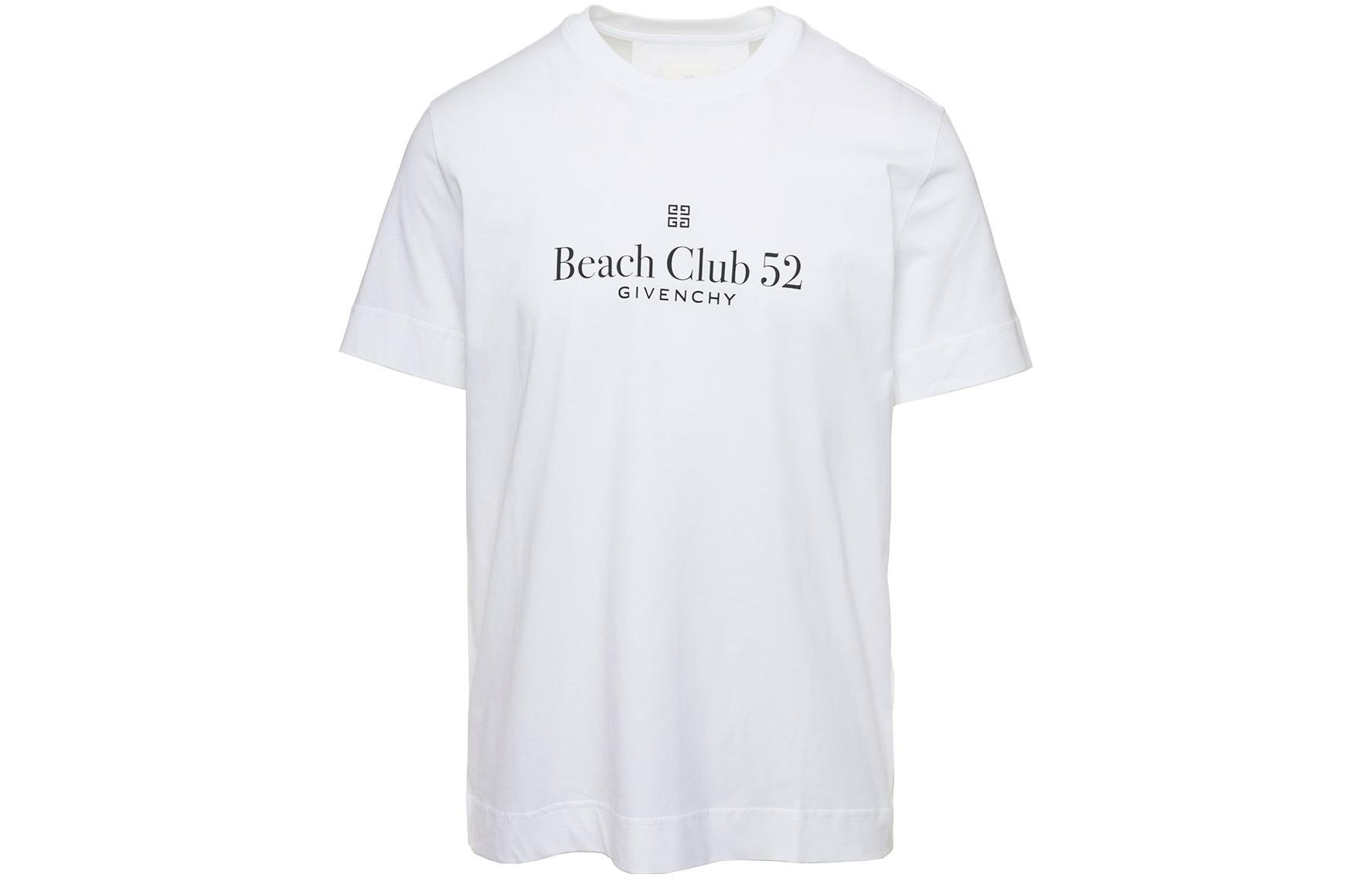 GIVENCHY SS23  White Cotton Logo Short Sleeve T-Shirt High Street Style BM716G3YEV100 圖 2