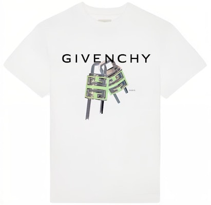 Givenchy SS23 白色字母圖案印花短袖圓領T恤 BM716G3YBC-100 Order Givenchy SS23 白色字母圖案印花短袖圓領T恤 BM716G3YBC-100